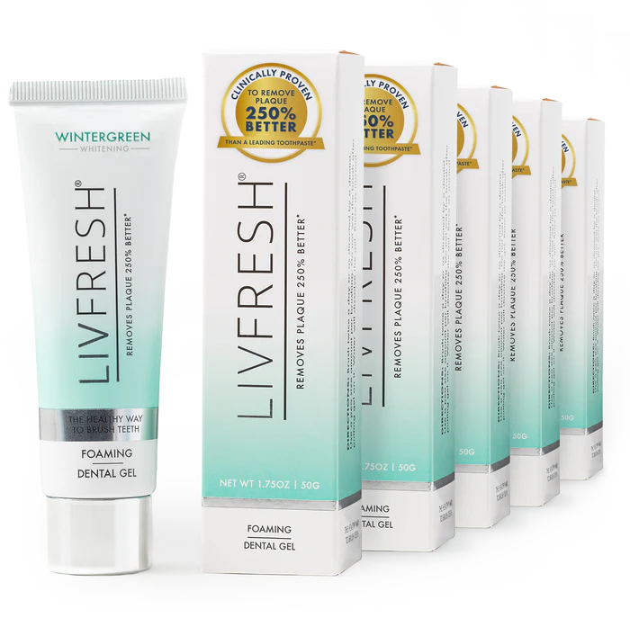 LIVFRESH Gel Toothpaste Wintergreen Foaming