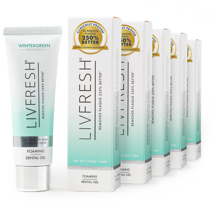 LIVFRESH Gel Toothpaste Wintergreen Foaming