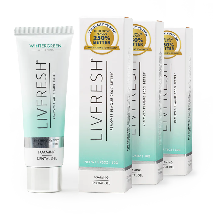 LIVFRESH Gel Toothpaste Wintergreen Foaming